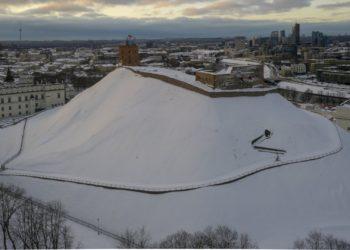 Gedimino kalno tvarkymo darbai | lnm.lt nuotr.