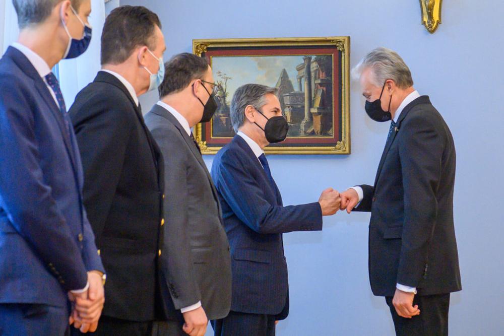 Lietuvoje vieši JAV valstybės sekretorius