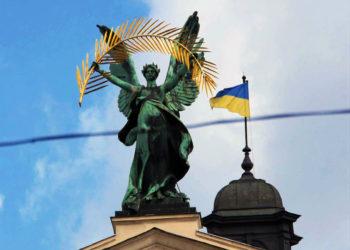 Šlovė Ukrainai! | Alkas.lt nuotr.