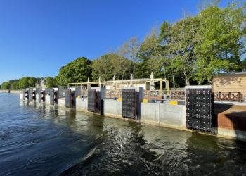 Keltai švartuosis prie atnaujintos krantinės