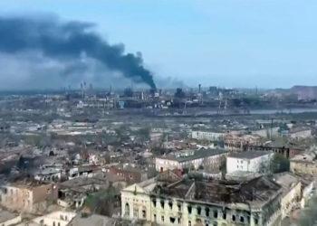 Mariupolis, Azovstal | Alkas.lr ekrano nuotr.