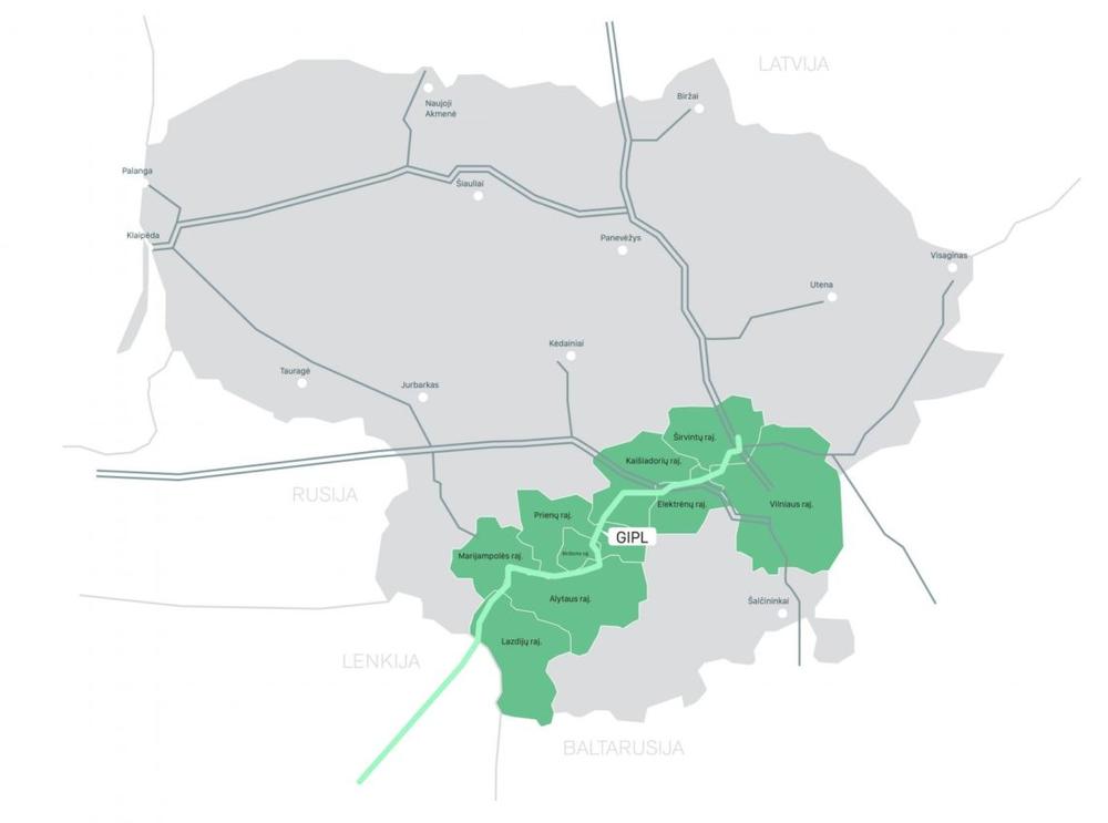 Pradėjo veikti dujotiekių jungtis tarp Lietuvos ir Lenkijos