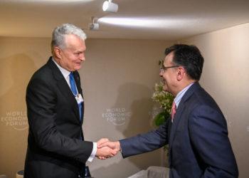 Prezidentas G. Nausėda Davose | R. Dačkaus nuotr.