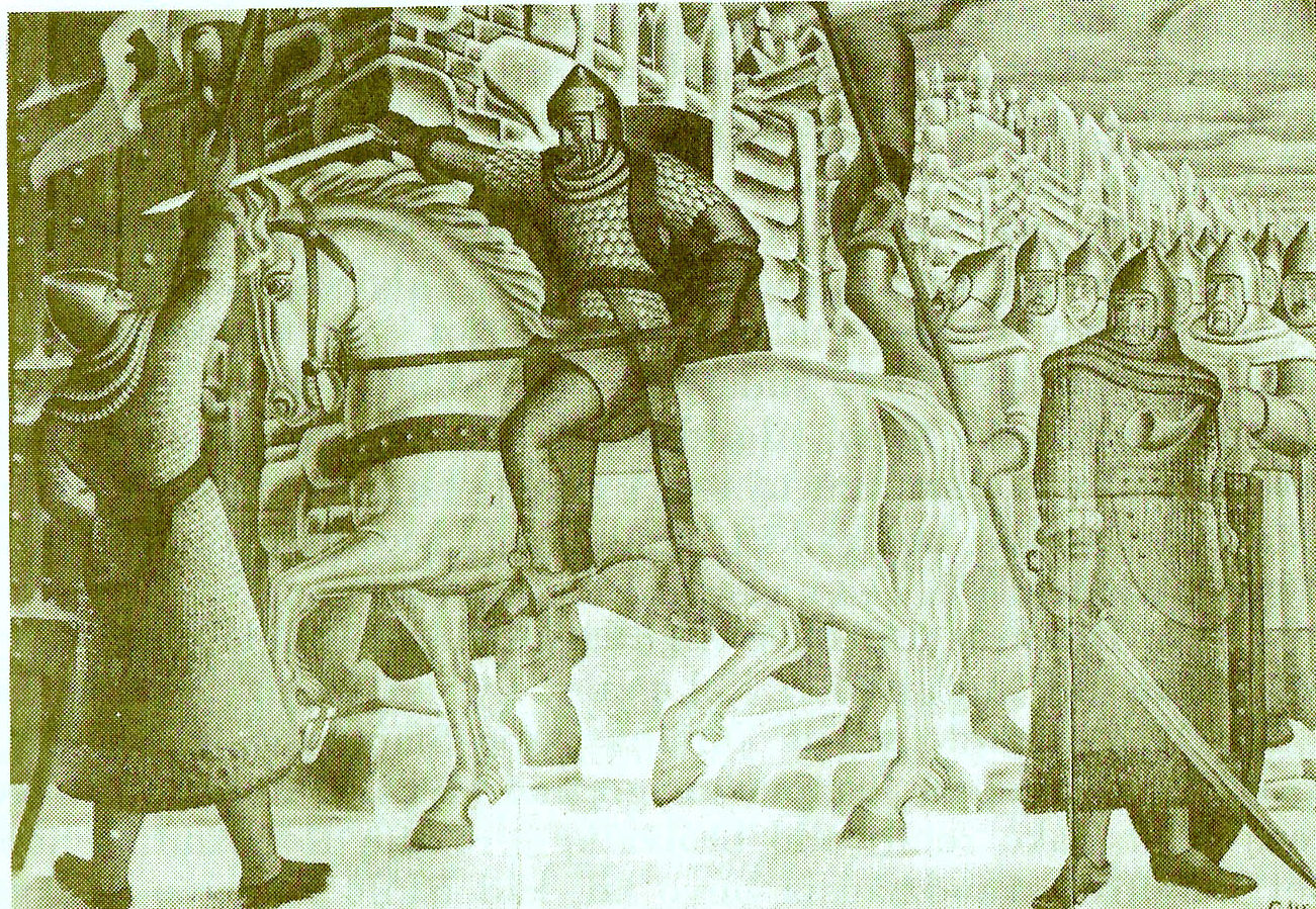 Lietuvos karalius Algirdas prie Maskvos vartų | S. Ušinsko paveikslas