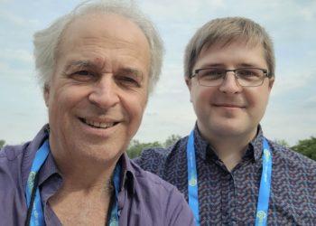 VU mokslininkas prof. Andrejus Spiridonovas ir Kanados Makgilio universiteto profesorius Šaunas Lavdžojus (Shaun Lovejoy) atliko tyrimą | VU nuotr.