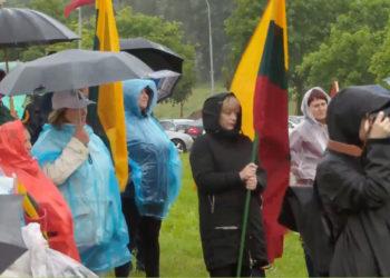 Mitingas „Stop valdančiųjų buldozeriui“ | Alkas.lt nuotr.