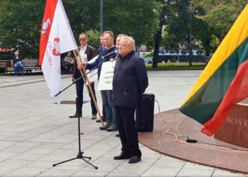 Vytautas Radžvilas Sąjūdžio minėjime 2022-06-03 | Alkas.lt nuotr.