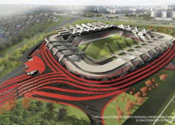 Pritarta patobulintiems Nacionalinio stadiono komplekso projektiniams pasiūlymams