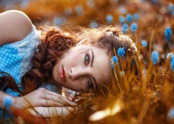 Vasara, moters veidas