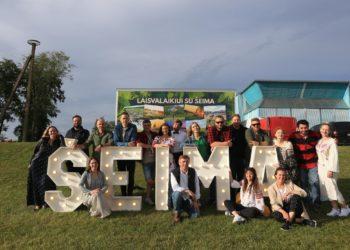 Naisių vasaros teatras. Ukrainiečių ir lietuvių trupės kartu | R. Karbauskio FB puslapio nuotr.