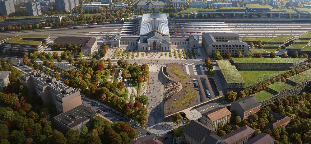 Vilniaus geležinkelio stoties architektūrinių varžytuvių nugalėtojai | „Green Connect“ nuotr
