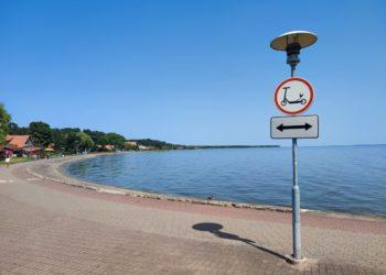 Neringoje – ribojimai paspirtukininkams