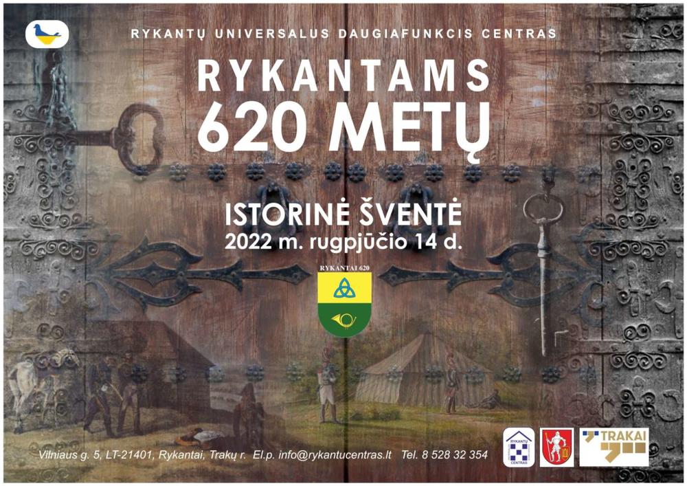 Sukanka 620 metų nuo pirmojo Rykantų paminėjimo