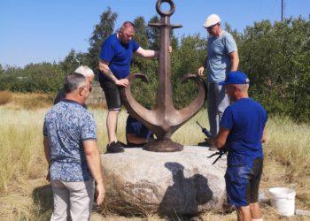 Odesos dovanotas inkaras jau Klaipėdos pajūryje | Rengėjų nuotr.