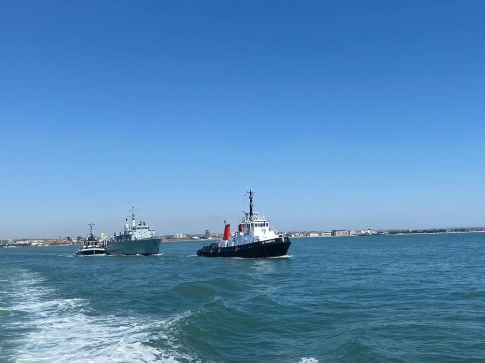 Prasidėjo KAM įsigyto laivo atstatymo darbai