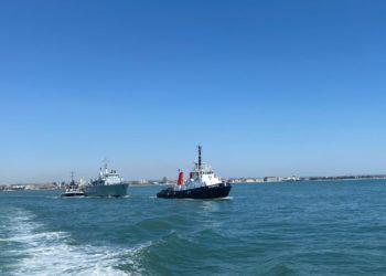 Prasidėjo KAM įsigyto laivo atstatymo darbai