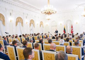 Prezidentas susitiko su Lietuvos diplomatais