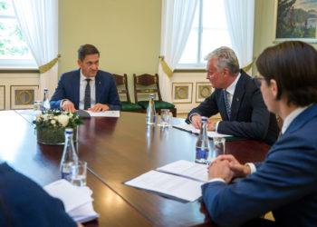 Prezidentas susitiko su energetikos ministru