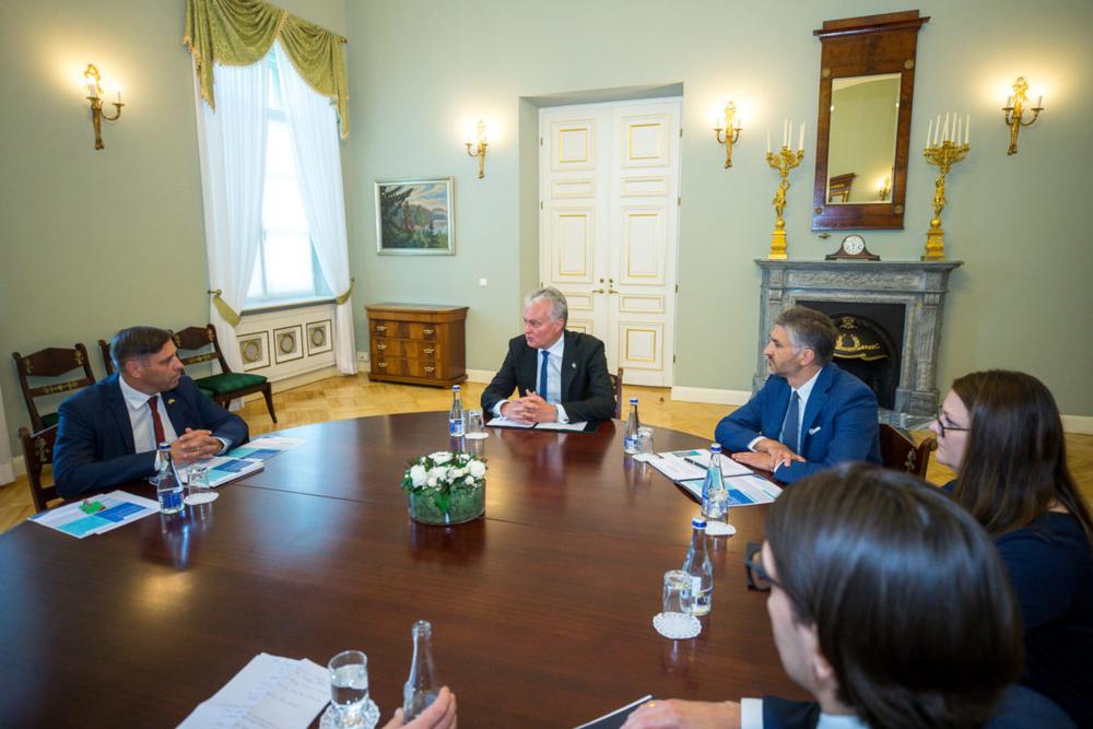 Prezidentas susitiko su VERT vadovu