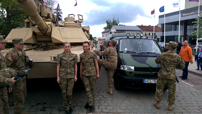 Military equipment will move in Lithuania  kariuomene.lt photo