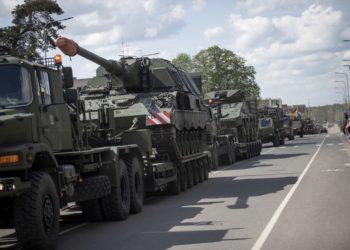 Lietuvoje judės karo technika | kariuomene.lt nuotr.