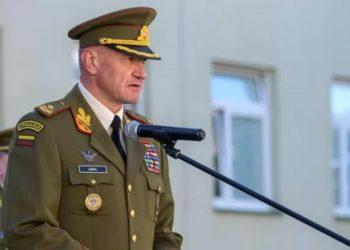 Vadovavimą Lietuvos karo akademijai pradėjo brigados generolas Almantas Leika | LKA, E. Genio nuotr.