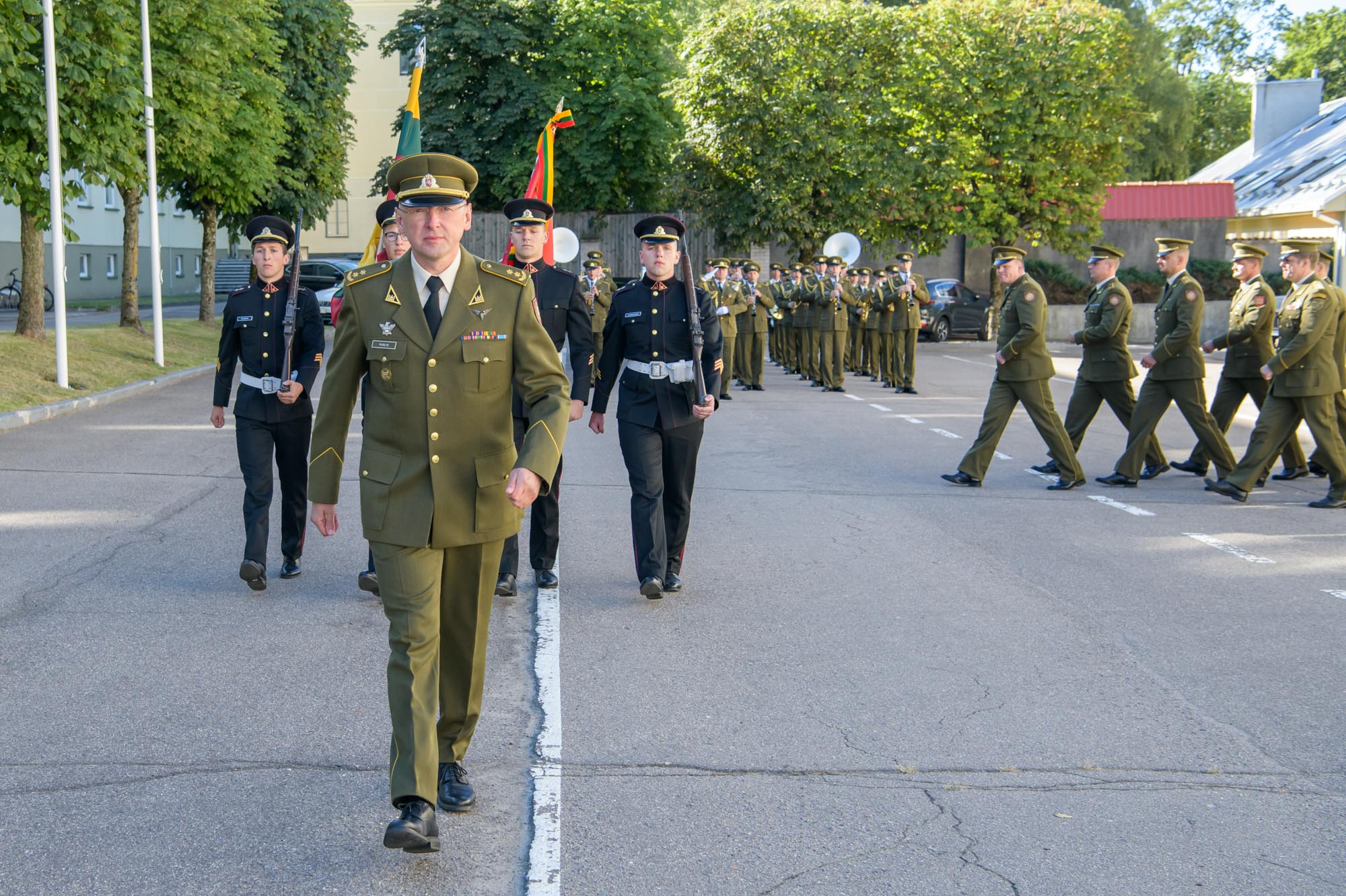 Vadovavimą Lietuvos karo akademijai pradėjo brigados generolas Almantas Leika | LKA, E. Genio nuotr.