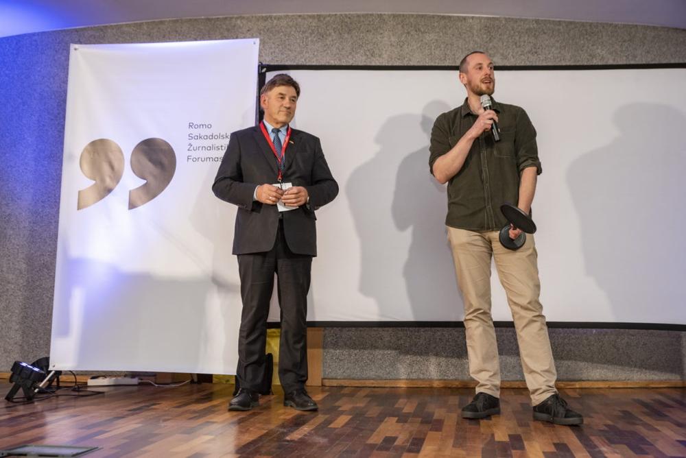 Juozas Augutis ir Benas Gerdžiūnas | VDU nuotr.