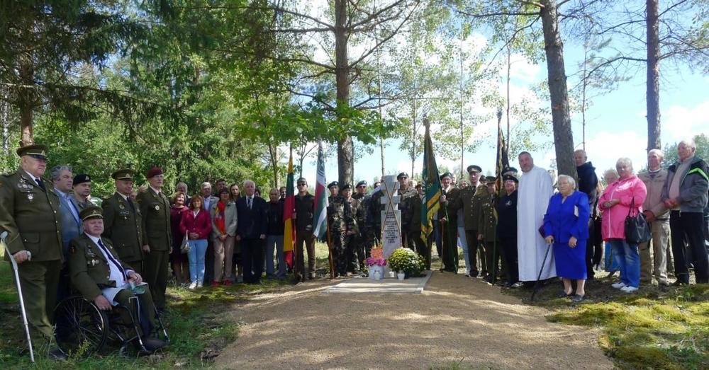 Utenoje pagerbti žuvusieji Lietuvos partizanai | LGGRTC, R. Kaminsko nuotr.