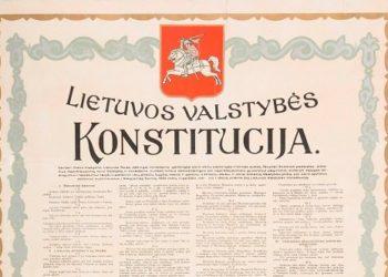 Paroda Lietuvos Valstybės Konstitucijos metams | lrs.lt nuotr.