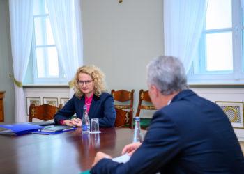 G. Nausėdos susitikimas su A. Armonaite | R. Dačkaus nuotr.