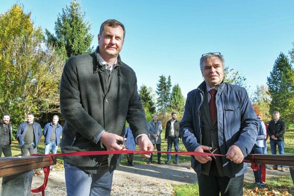 Biologinio tilto atidarymas | Vilniaus Gedimino technikos universiteto nuotr.