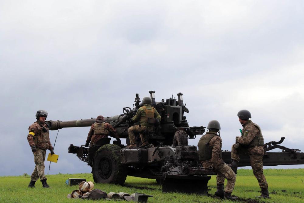 Ukrainos kariai kepina driskiams užpakalius | facebook.com/GeneralStaff.ua nuotr.