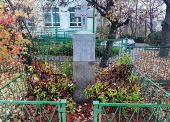 Kryžius, skirtas istoriniams įvykiams atminti. Kryžiaus lenta mūsų dienomis yra jau nuimta | punskas.pl nuotr.