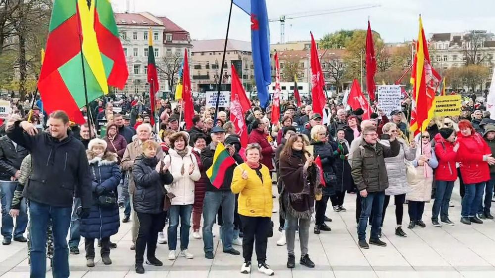 Lietuvos šeimų sąjūdžio mitingas „Apginkime Lietuvos Respublikos Konstituciją“ | Alkas.lt nuotr.