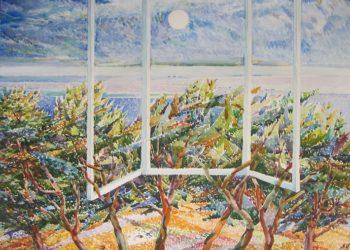 A. Visockis. Langas (2015 m.) 55x65, akvarelė | lrs.lt nuotr.