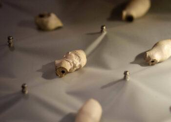 Pypkė su Senojo Testamento scena su pranašą Joną ryjančia didžuve | S. Samsonas, LNM nuotr.