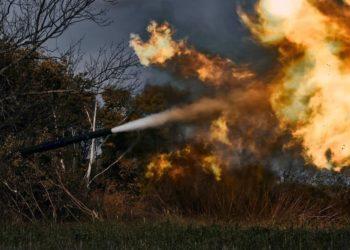 Ukrainiečiai pliekia maskolius | facebook.com/GeneralStaff.ua nuotr.