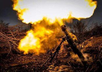 Karas Ukrainoje | facebook.comGeneralStaff.ua nuotr.