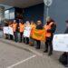 Solidarumo piketas „Laisvę – Baltarusijos profesinių sąjungų vadovams ir nariams!” | rengėjų nuotr.