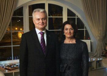 Prezidento ir pirmosios ponios sveikinimas Naujųjų metų proga | lrp.lt nuotr.