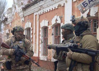 Karas Ukrainoje | facebook.comGeneralStaff.ua nuotr.