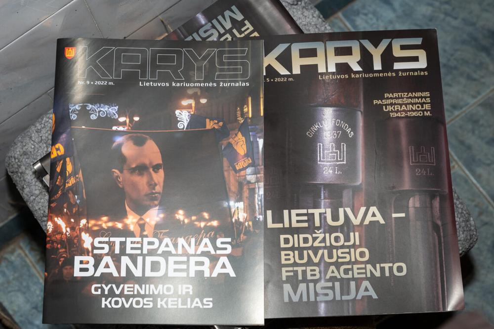 LIetuvos kariuomenės žurnalas su S. Bandera ant viršelio | Rengėjų nuotr.