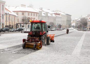 Gatvių valymas | S. Žiūros nuotr.