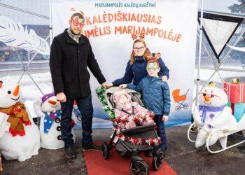 Marijampolėje gyventojai savaitgalį šventiškai išpuošė vaikiškus vežimėlius | Rengėjų nuotr.