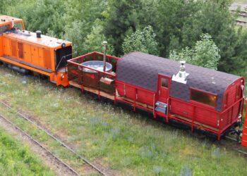 Vagonas-pirtis | VšĮ „Aukštaitijos siaurasis geležinkelis“ nuotr.