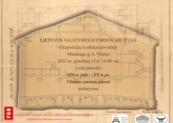 Parengta paroda „XIX a. pab.–XX a. pr. Vilniaus pastatų planai“ | archyvai.lt nuotr.