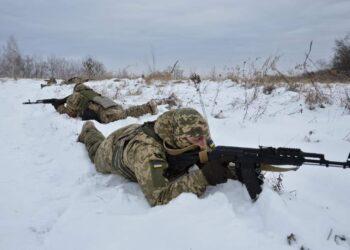 Karas Ukrainoje | facebook.com/GeneralStaff.ua nuotr.