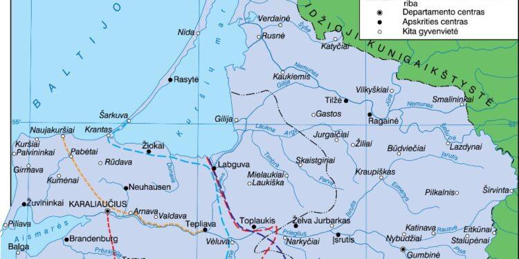 Lietuvininkų teritorija Prūsijoje iki maro ir didžiosios vokiečių kolonizacijos (18 a. pradžia)