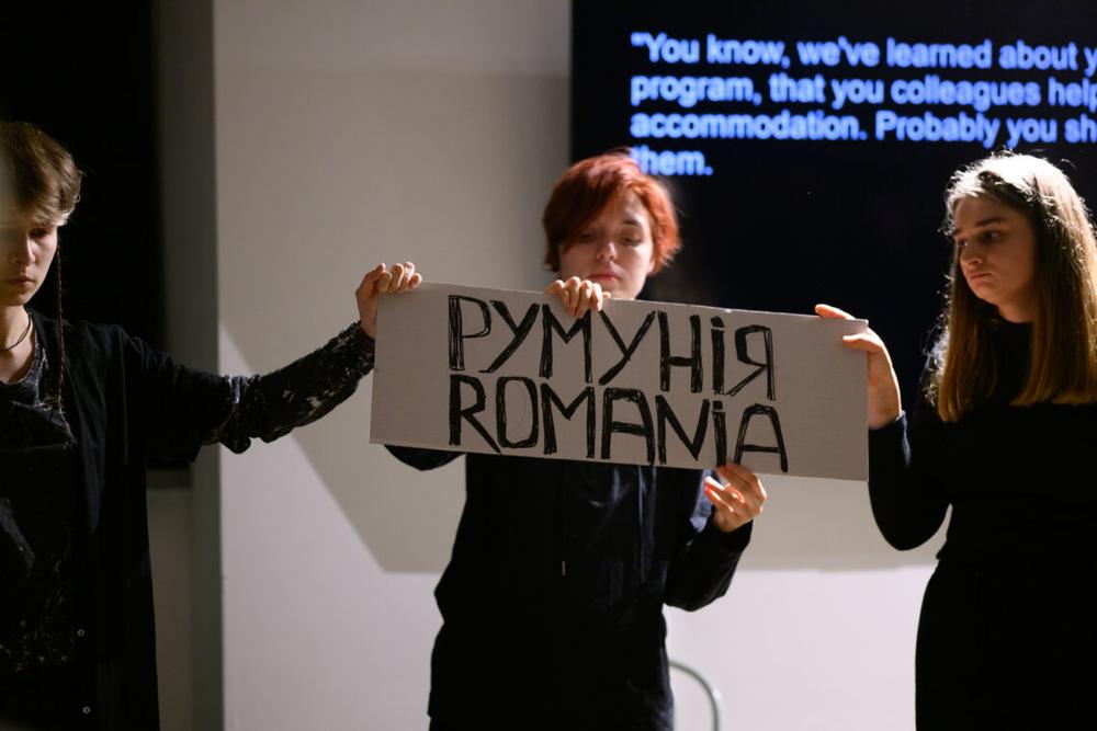 Ukrainos menininkai kviečia į spektaklį „Perkeltas gyvenimas“ | Rengėjų nuotr.